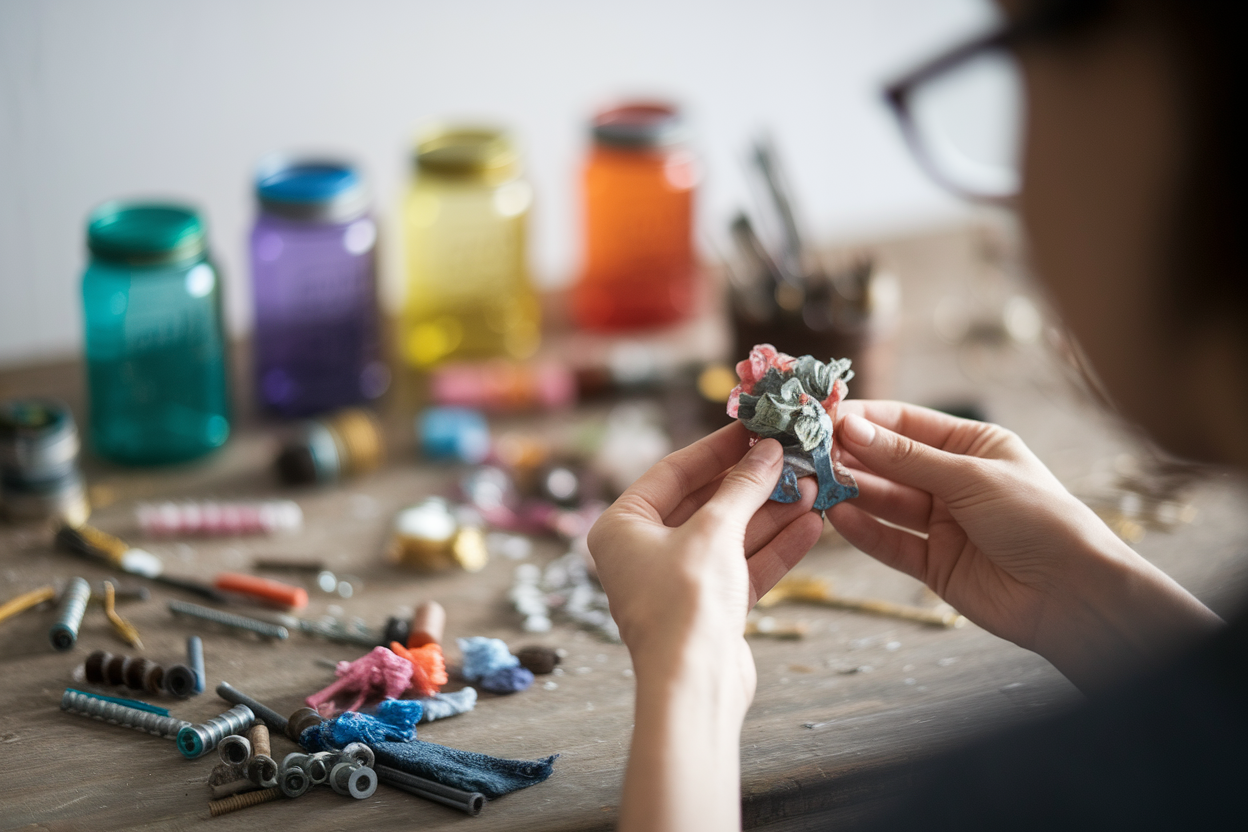 Comment créer des décorations originales en recyclant des matériaux de bricolage ?